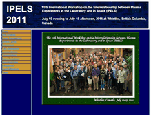 Tablet Screenshot of ipels2011.pppl.gov