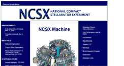 Desktop Screenshot of ncsx.pppl.gov