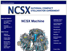 Tablet Screenshot of ncsx.pppl.gov